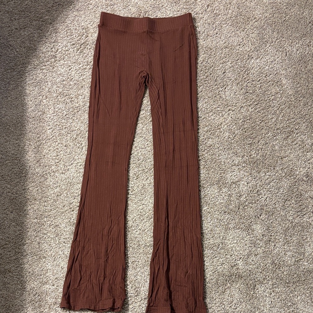 BuffBunny Mauve Flared Pants